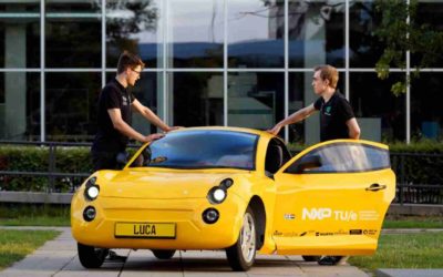 Auto elettrica Luca, la vettura nata totalmente dai rifiuti
