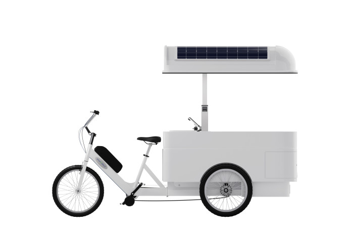 e-bike street food