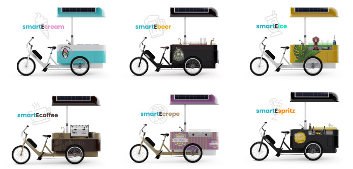 e-bike street food