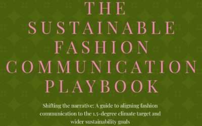 Comunicare la sostenibilità con il Sustainable Fashion Communication Playbook